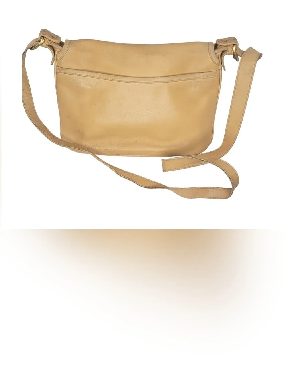 Coach Vintage Fletcher Crossbody / Shoulder Bag  Tan Smooth Leather B6C 4150